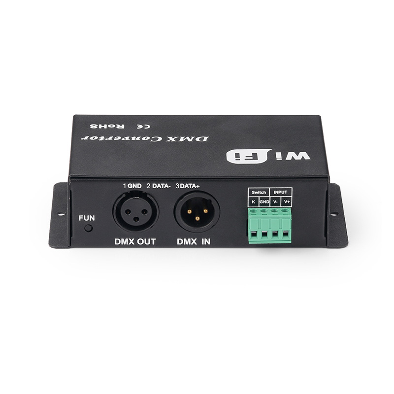 WF310 DC12V WiFi-DMX Waterproof Converter, DMX512 Low Voltage WiFi Dimming Control Switch WF310 DC12V WiFi-DMX Waterproof Converter, DMX512 Low Voltage WiFi Dimming Control Switch